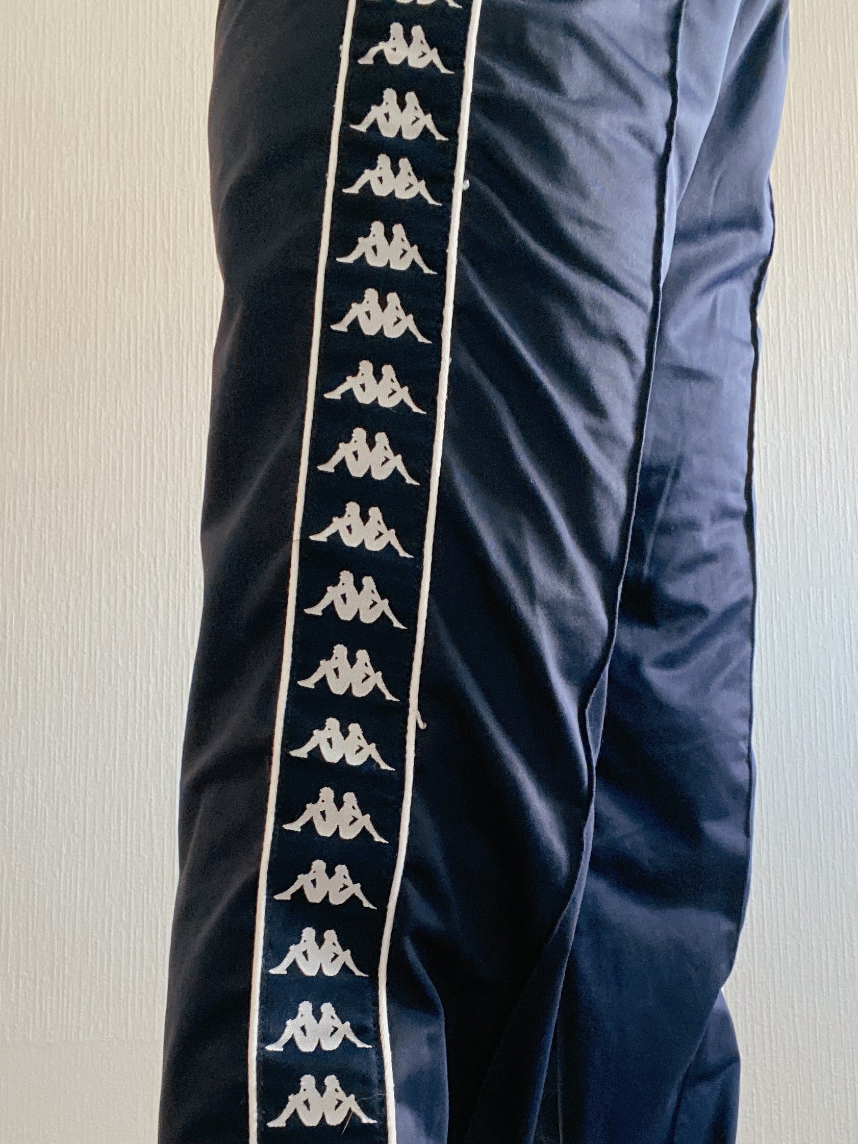 Pantalon de jogging bleu et blanc Kappa L
