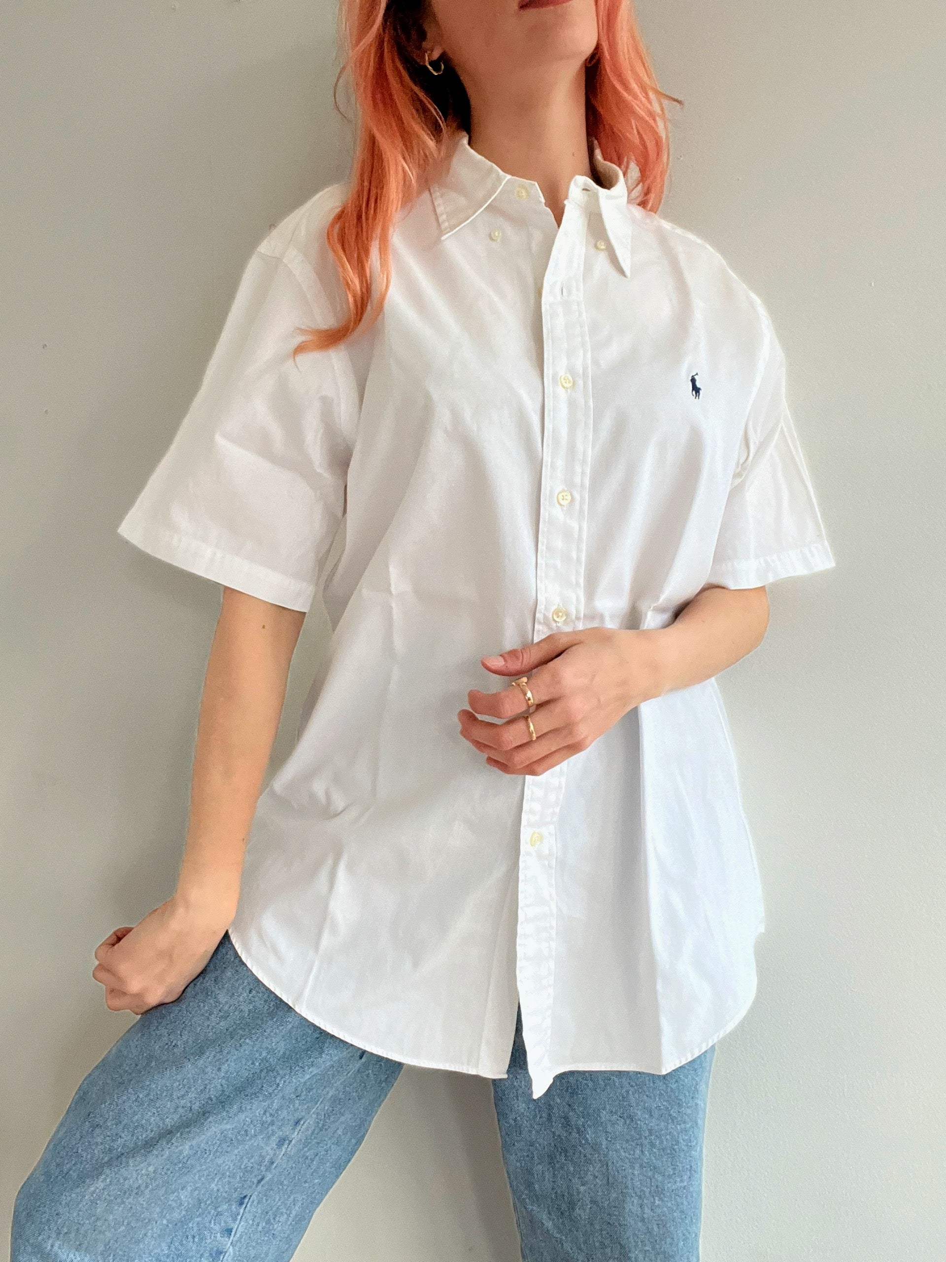 Chemise vintage Ralph Lauren blanche L