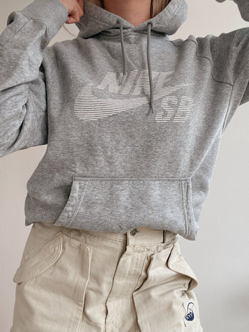 Pull gris à capuche Nike SB // M