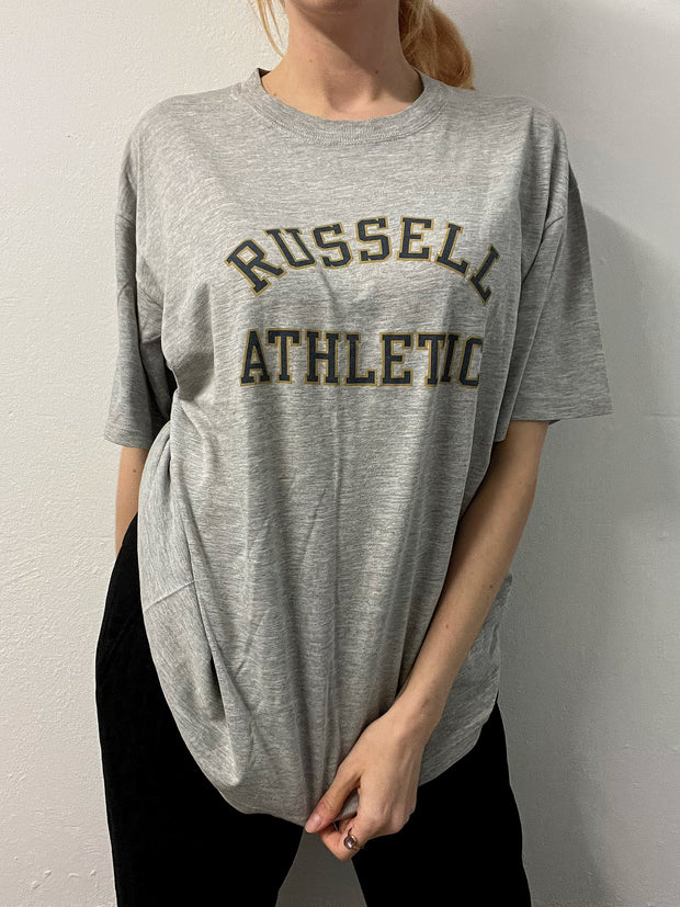 T-shirt  gris américain Russell XL