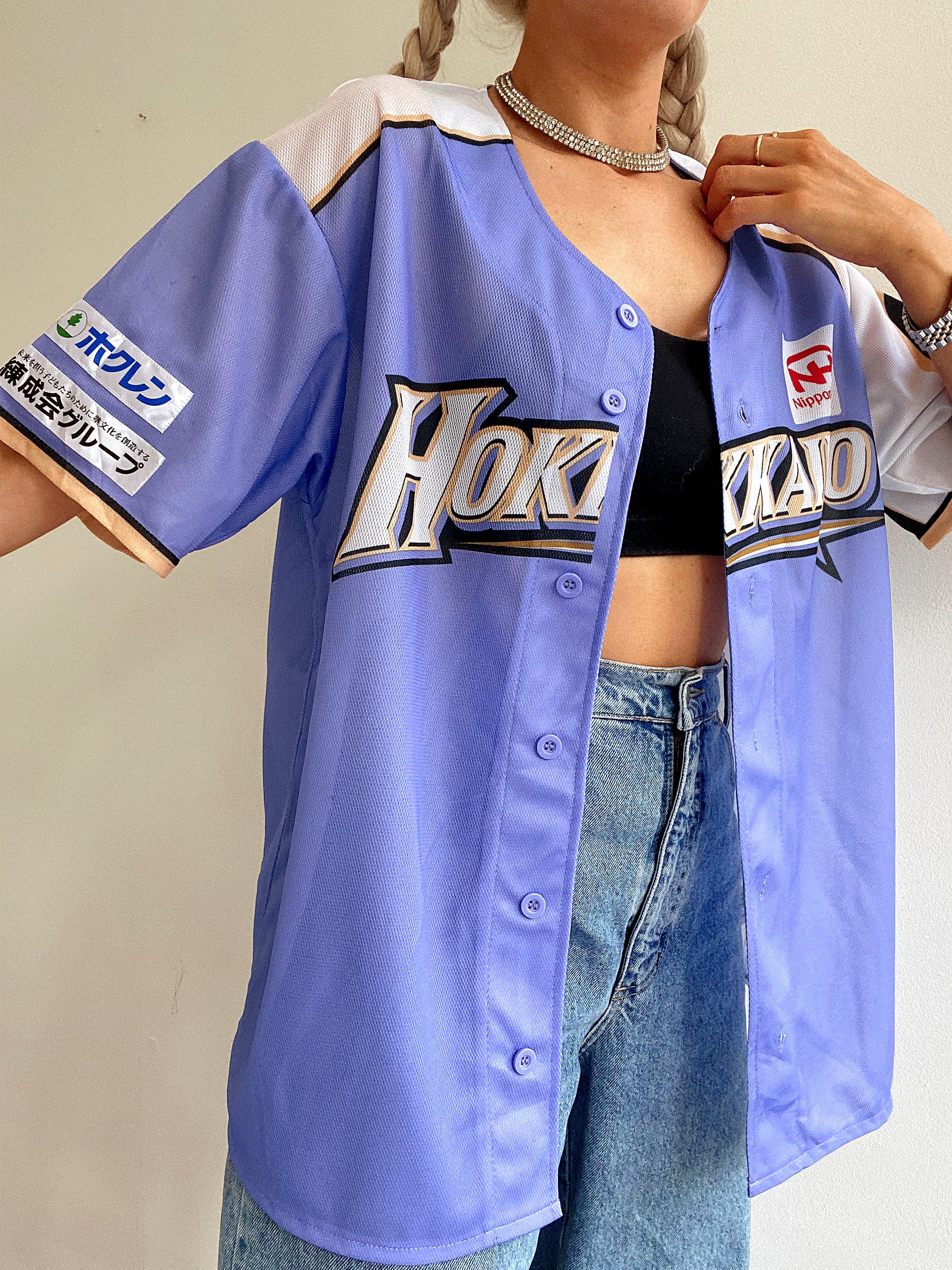 Lila Hokkaido-Baseballtrikot