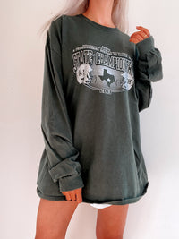 Vintage USA Khaki XL Langarm-T-Shirt