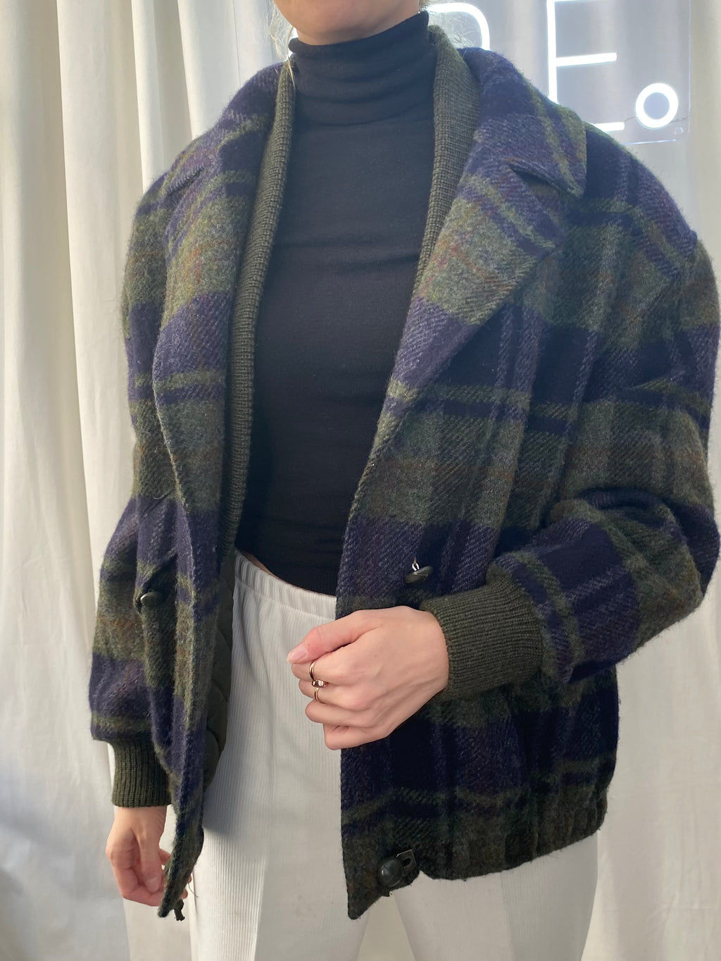 Black Weekday L Coat