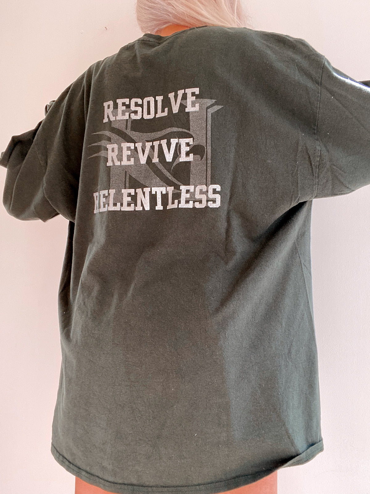 Vintage USA Khaki XL Langarm-T-Shirt