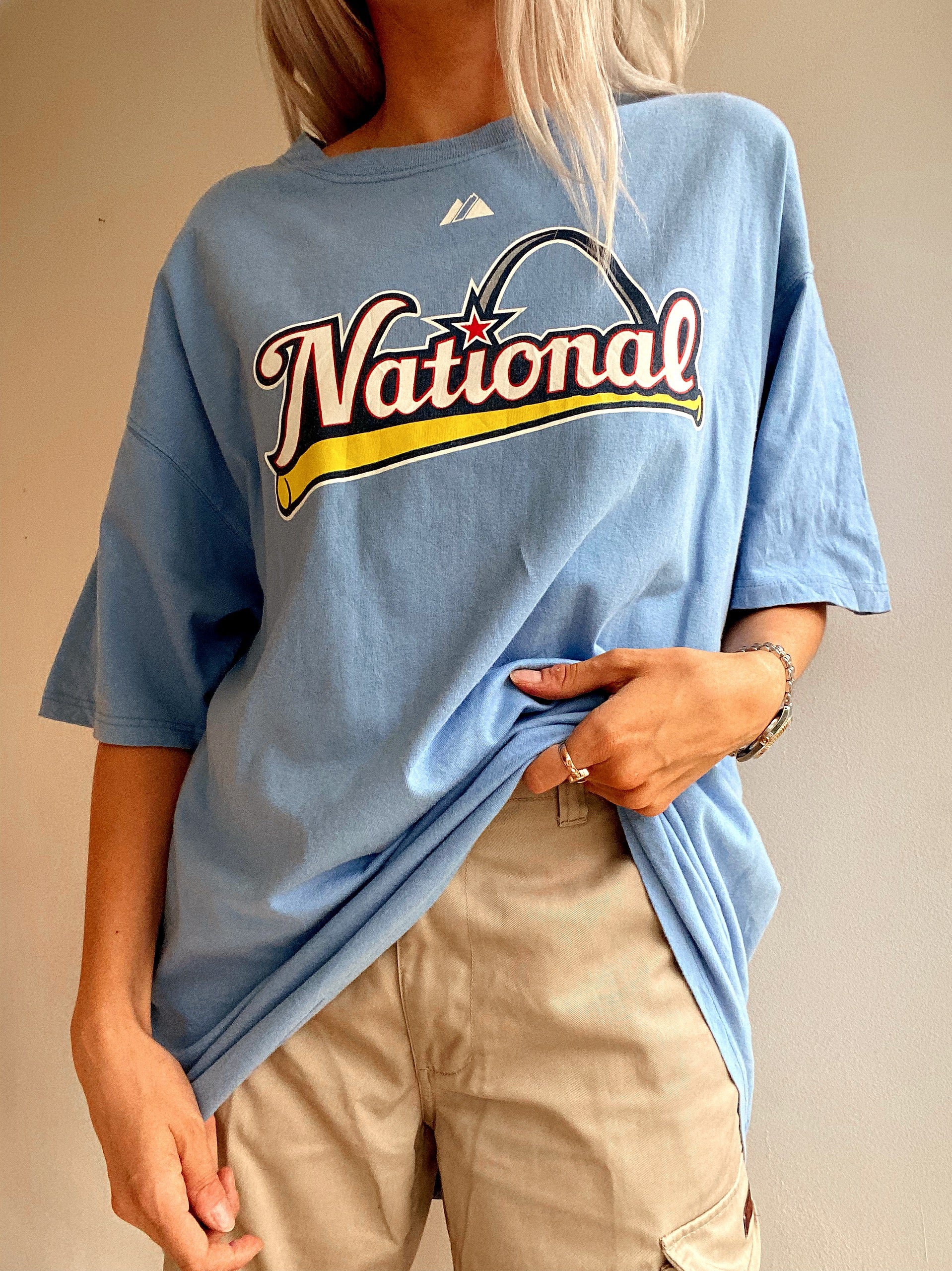 Gray USA"Team Hughes"XL T-Shirt