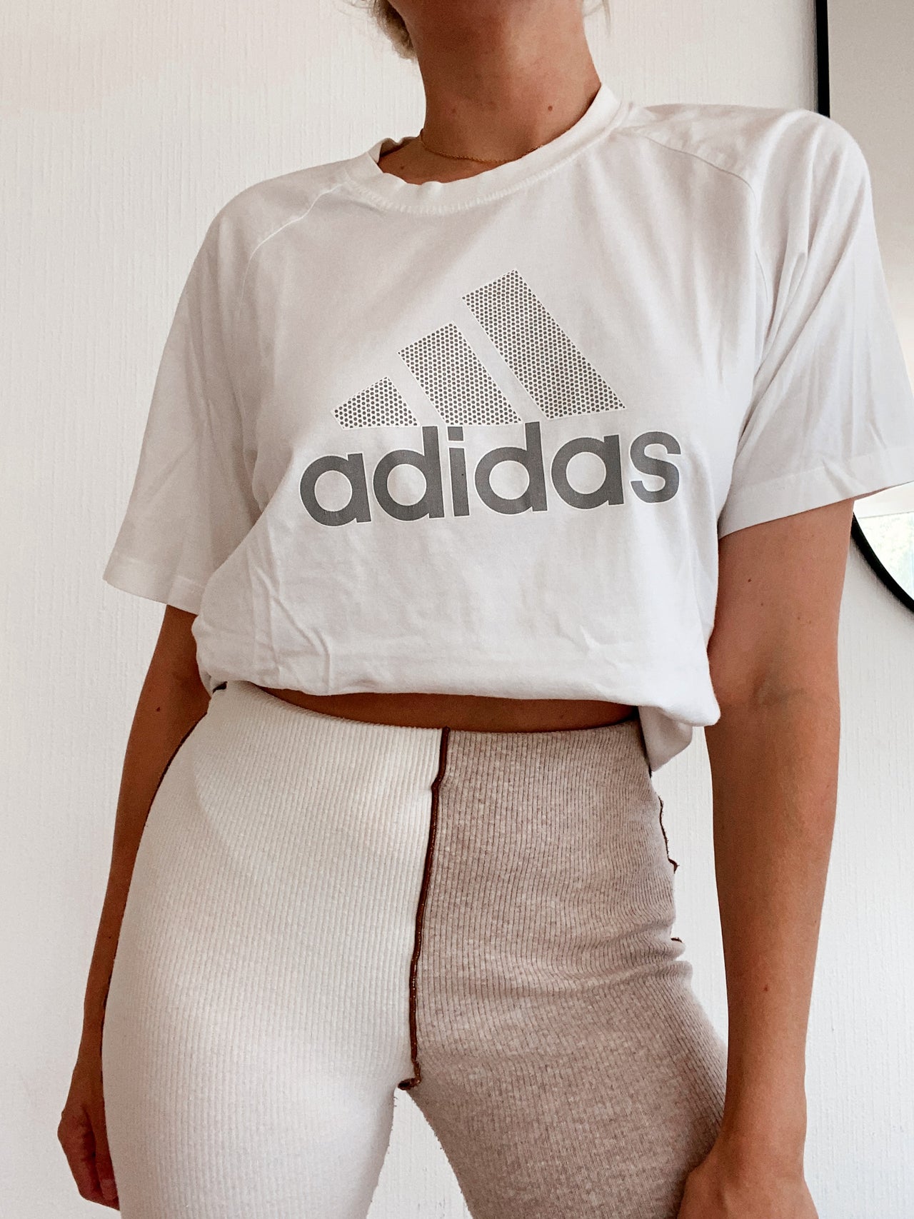 T-shirt blanc Adidas M