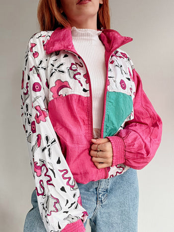 Veste de jogging vintage rose M/L