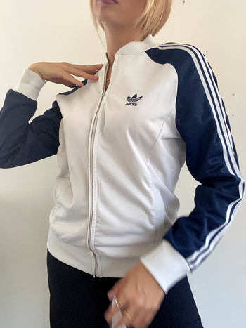 Jacket Blanche et bleue Adidas S