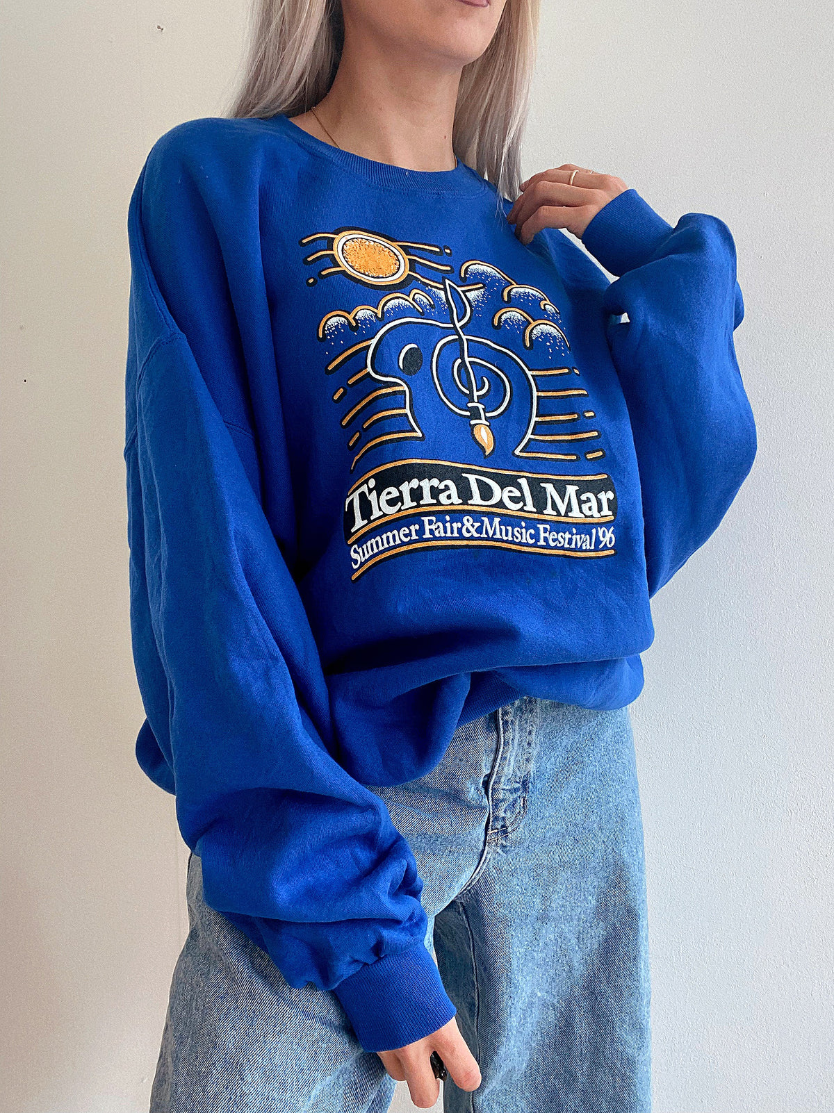 Blue USA sweater"Volunteer Tennesse"L
