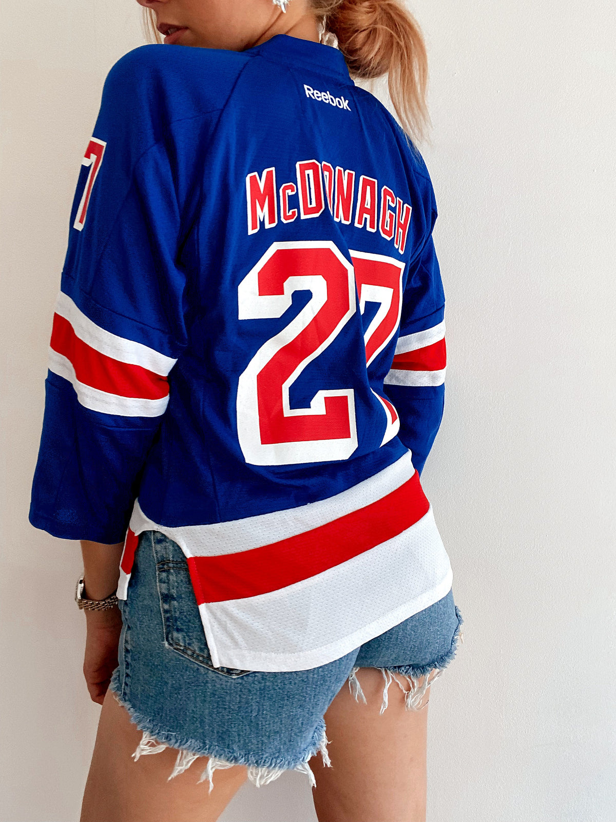 Maillot Rangers Reebok NFL bleu et rouge S