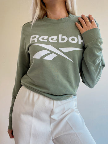 Pull vert khaki Reebok M