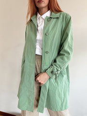 Trench coat vintage vert Clair M oversized