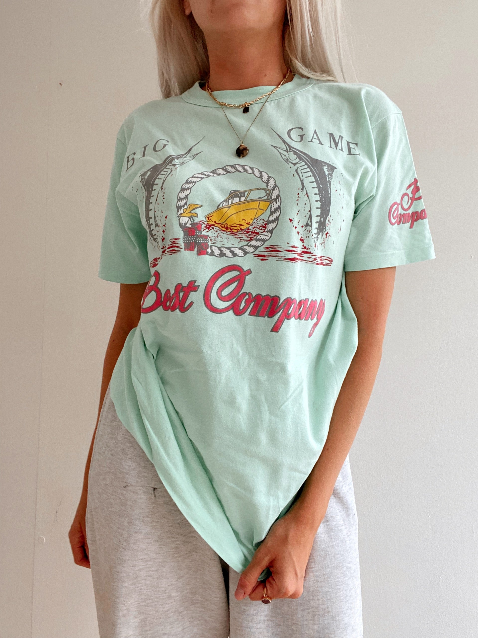 Gray USA"Team Hughes"XL T-Shirt