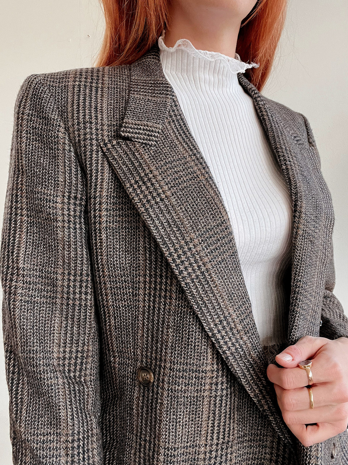 Veste blazer vintage brune  M