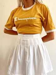 Champion gelbes XL-T-Shirt