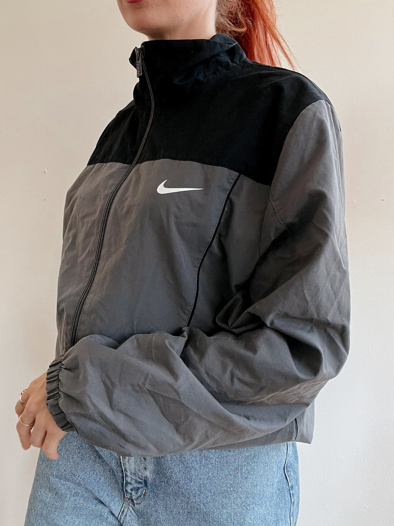 Veste de jogging vintage grise Nike XL