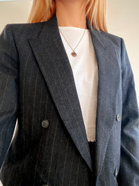 Veste Blazer oversized vintage bleu foncée