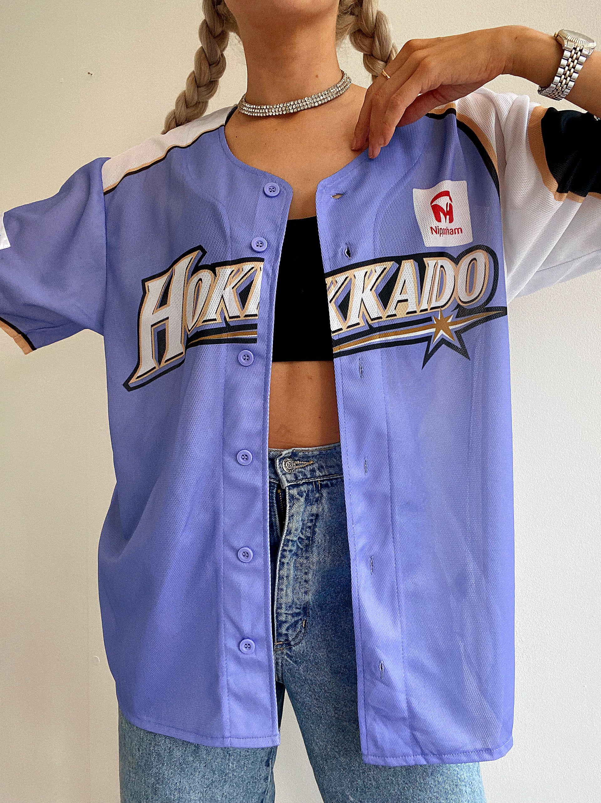 Lila Hokkaido-Baseballtrikot