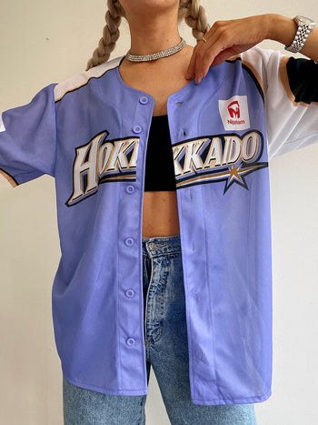 Maillot de baseball mauve Hokkaido