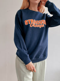 White and blue jacket with orange collar Adidas XL