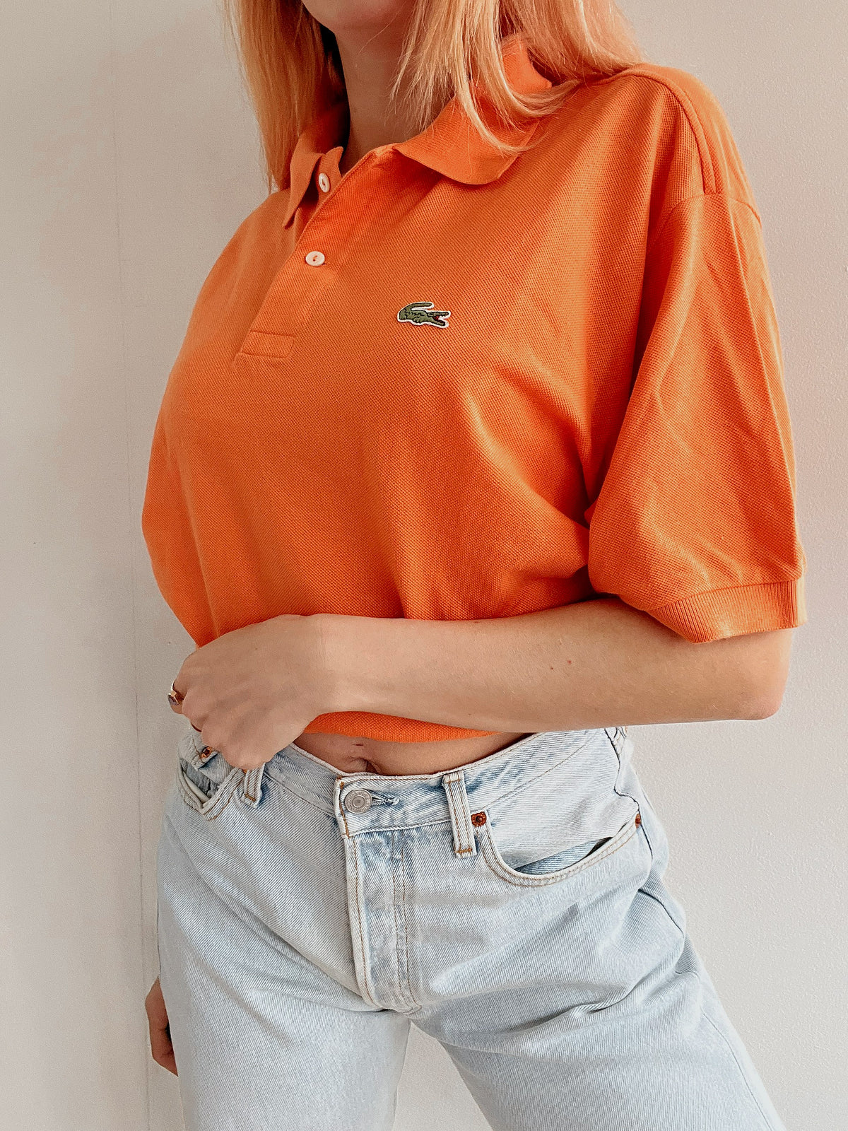 Polo Lacoste orange M