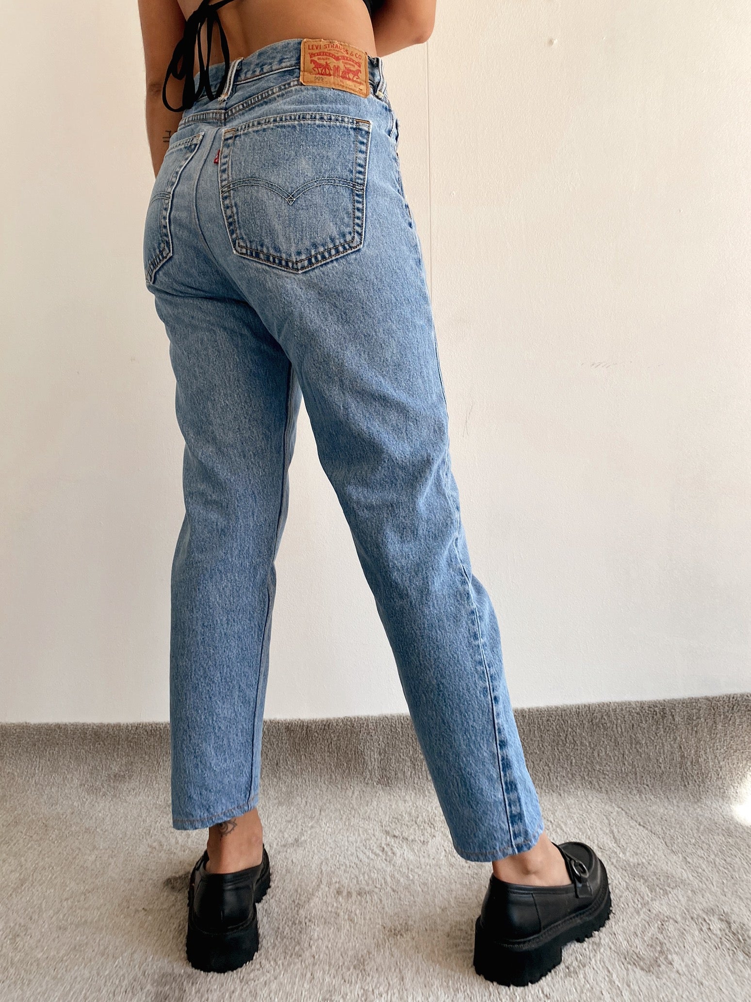 Levi's 505 Blue Jeans Hose W29