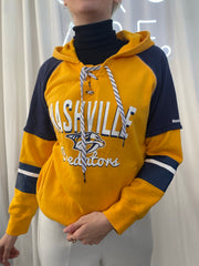 USA sweater with orange hood"Syracuse"XL