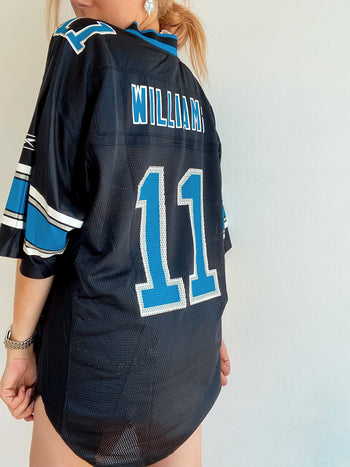 Schwarz-blaues NFL-Trikot M