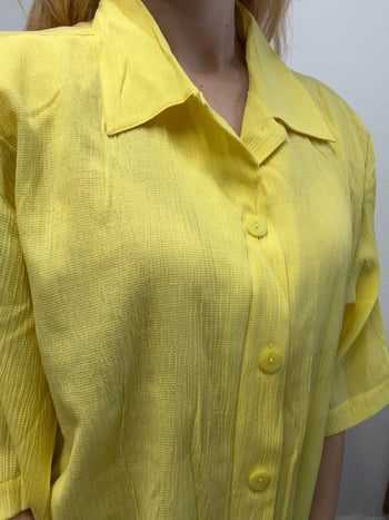 Vintage 80/90s shirt purple/blue/mustard M