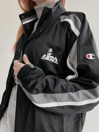 Veste de jogging vintage noire Champion L