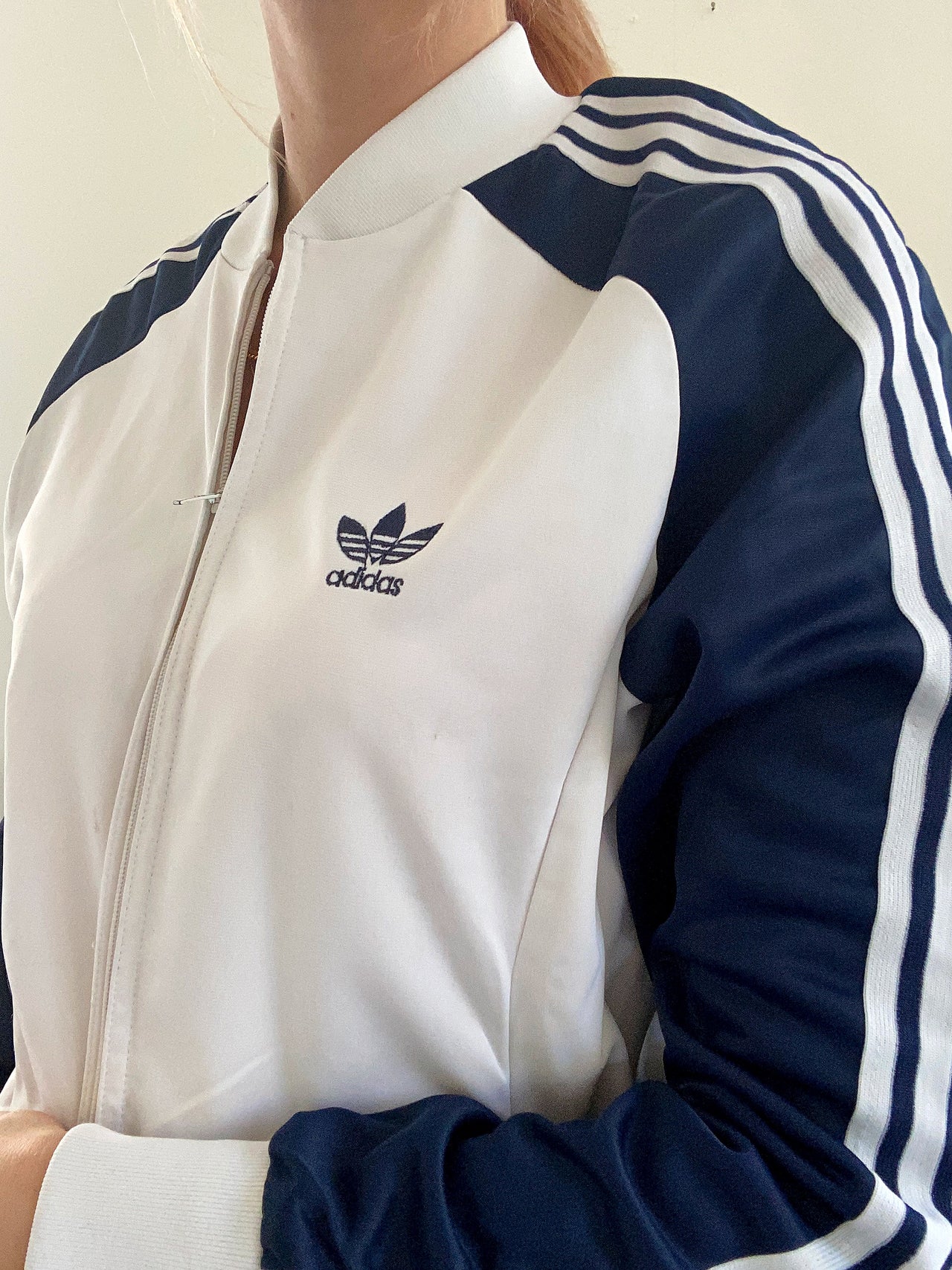 Jacket Blanche et bleue Adidas S