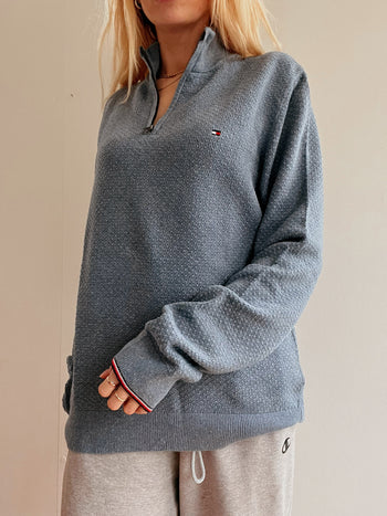 Pull bleu Tommy Hilfiger L