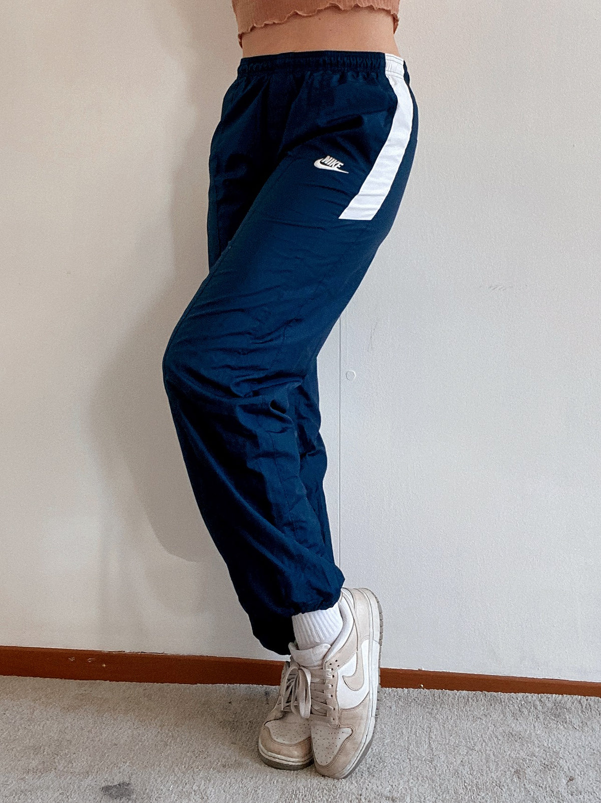 Pantalon de jogging vintage bleu foncé Nike