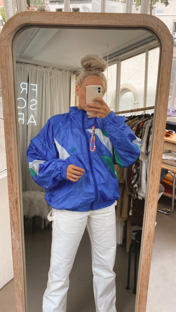 Veste de jogging vintage bleue One Size