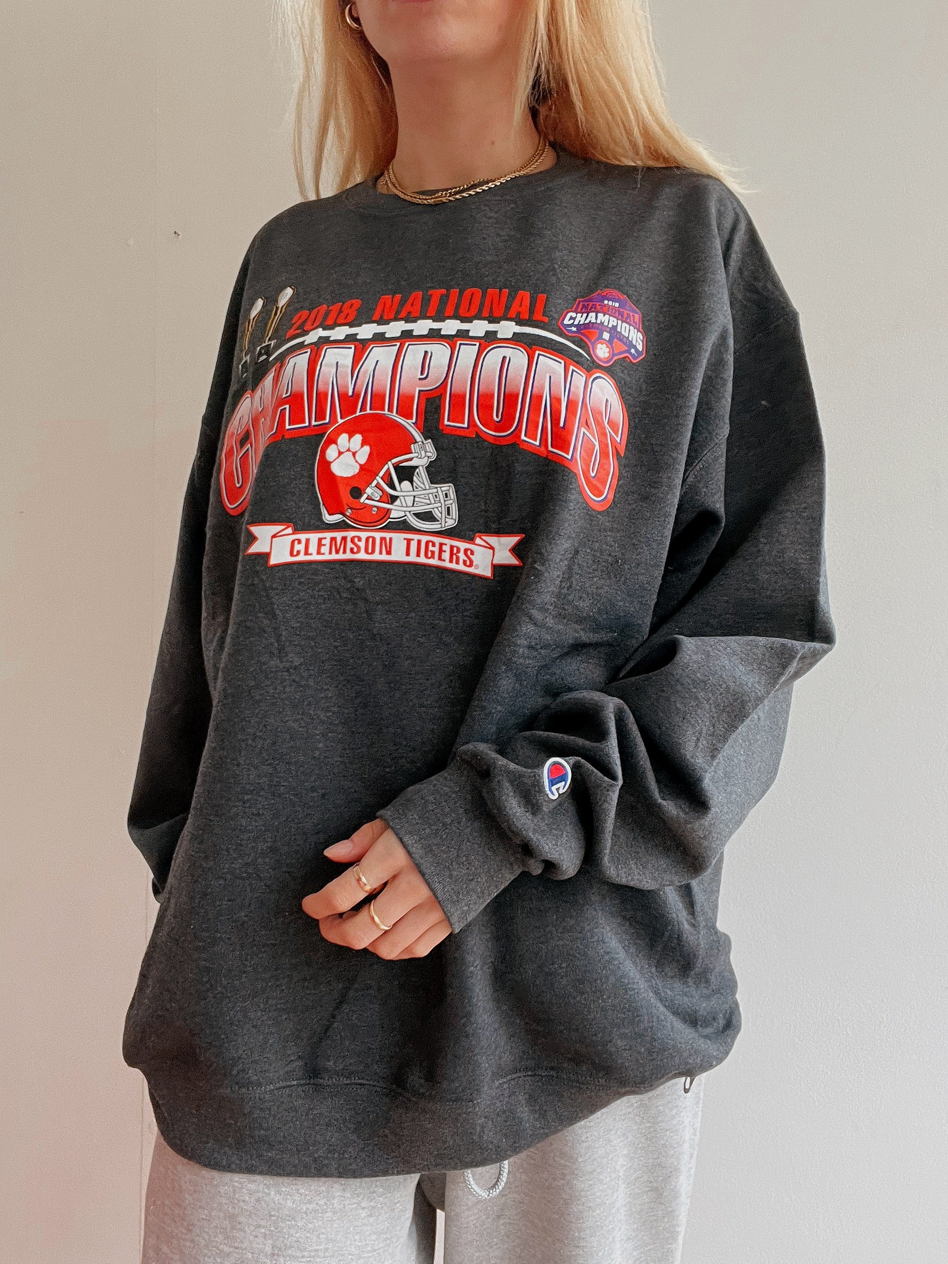 White and blue jacket with orange collar Adidas XL