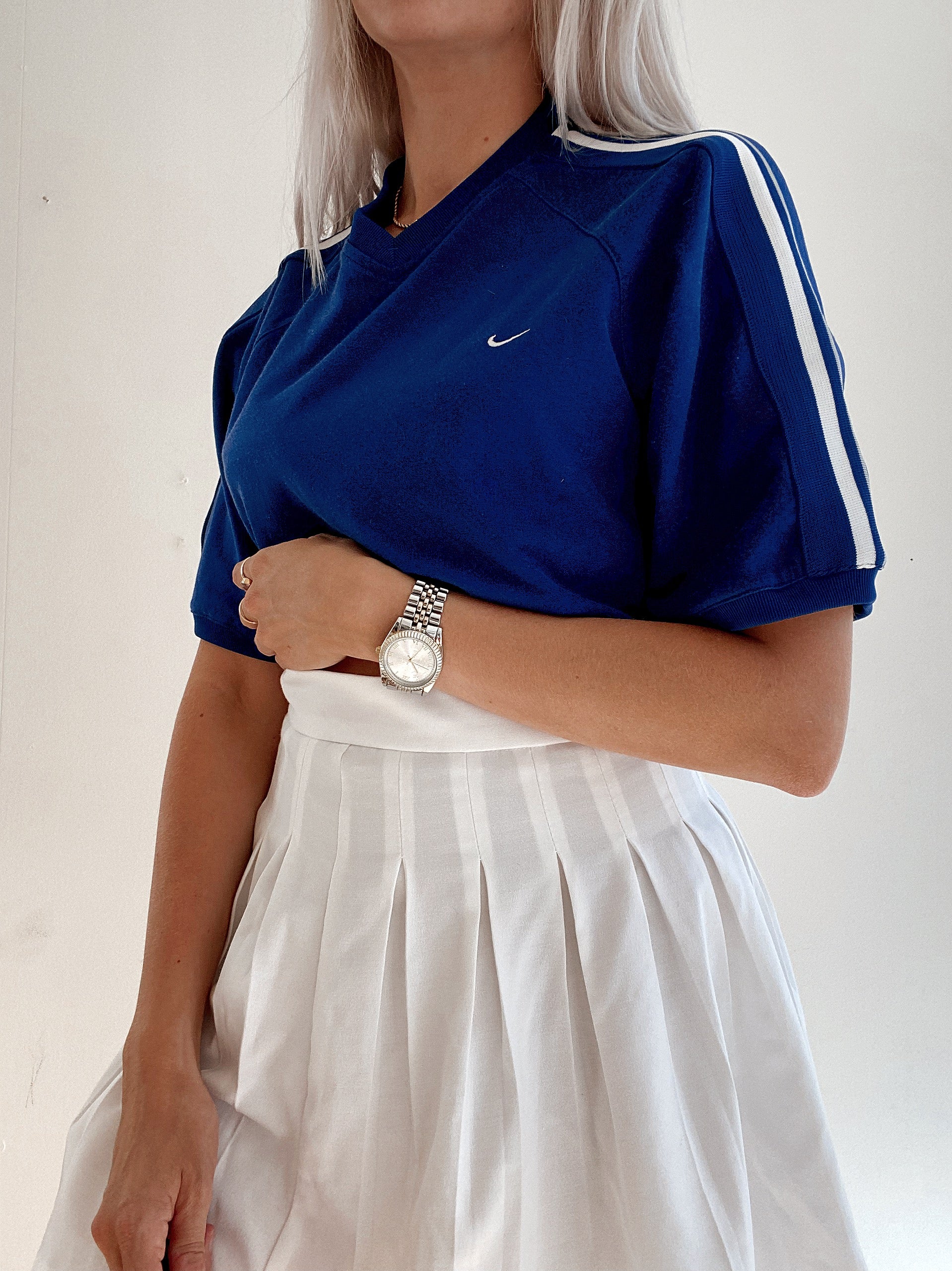 White"One two Nike"Nike L T-Shirt
