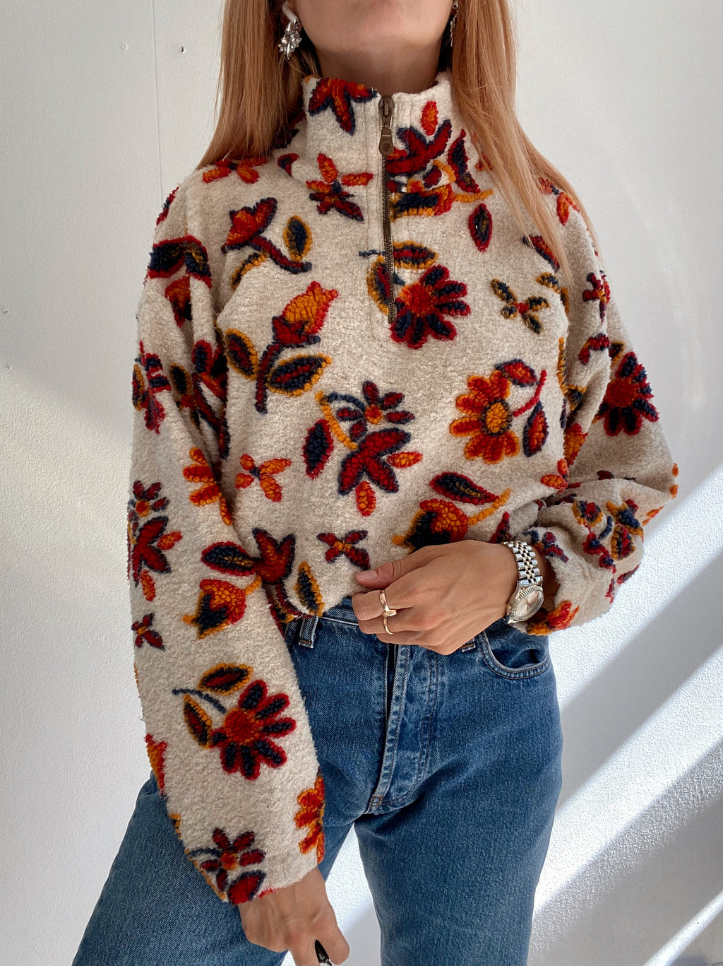 Gray fleece sweater Napapijri S