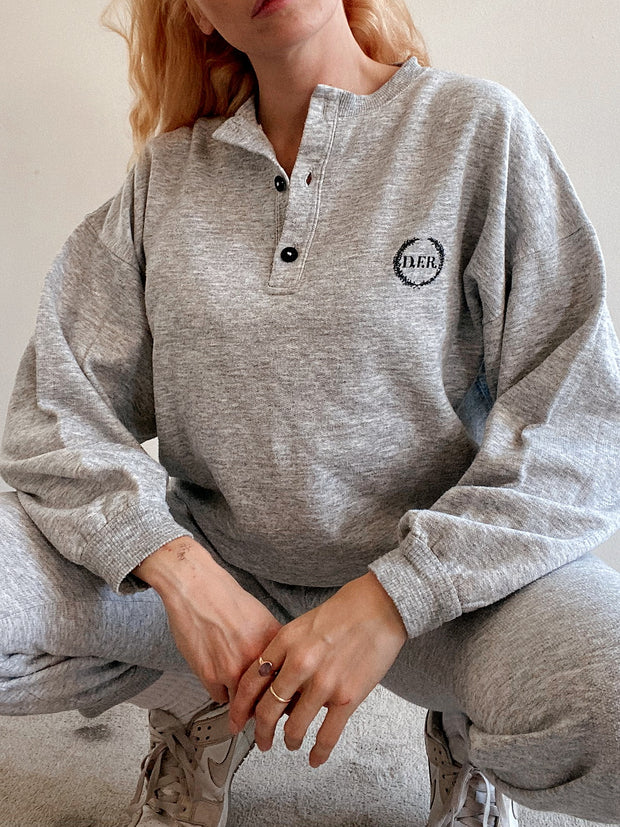 Ensemble pull & jogging gris clair S