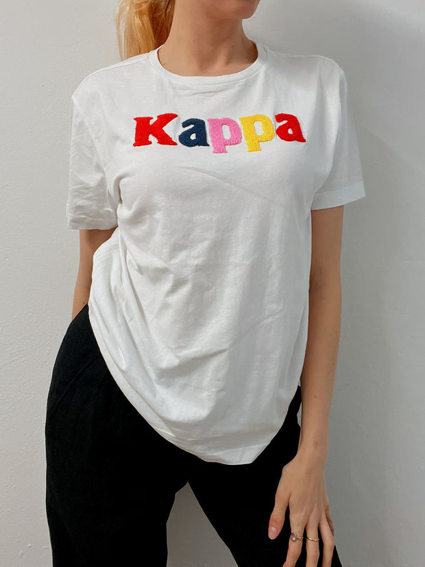 T-shirt vintage blanc Kappa