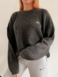 Green Lacoste L Long Sleeve Polo Shirt