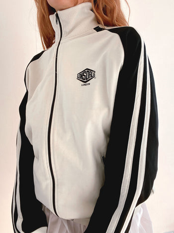 Jacket Blanc cassé et noire Lonsdale  M