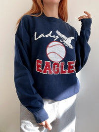 White and blue jacket with orange collar Adidas XL