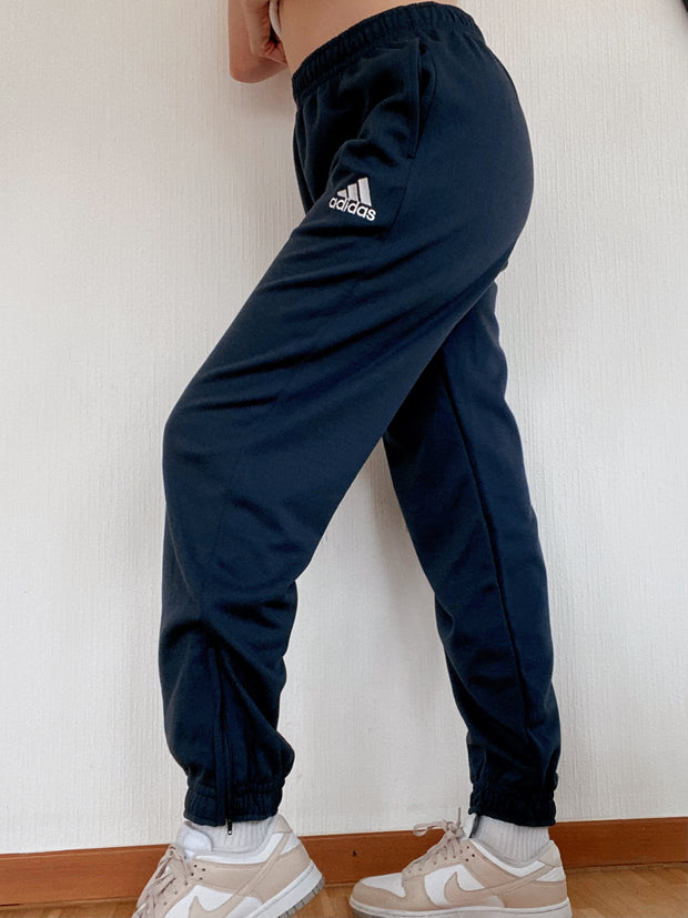 Pantalon de jogging bleu foncé Adidas M