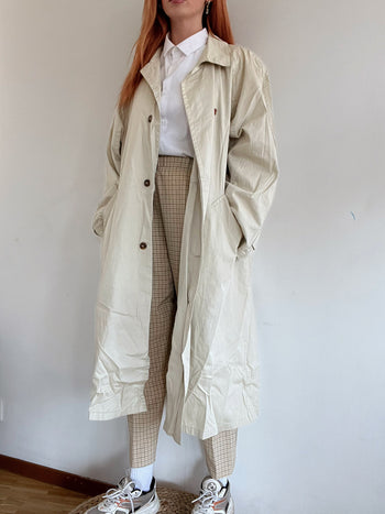 Trench coat vintage beige  L oversized