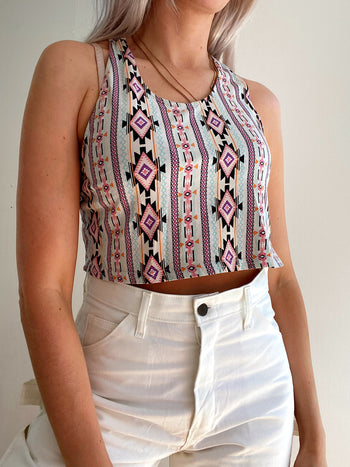 Crop Top Vintage 80/90s Inca  S