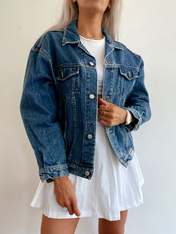 Veste en jeans vintage bleue Esprit