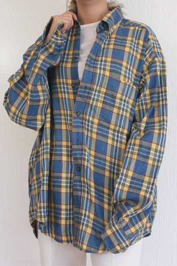 Chemise Vintage 80/90s à carreaux L