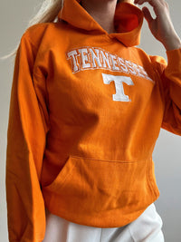 White and blue jacket with orange collar Adidas XL