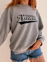 Vintage Russell Athletic USA Pullover grau M