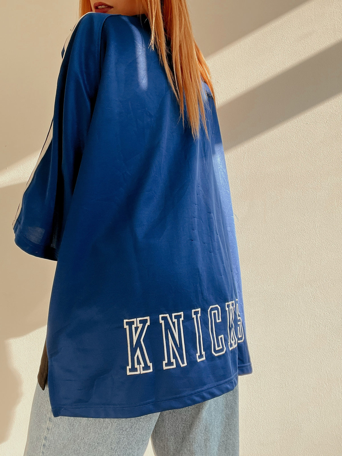 Champion Blue Knicks XL-Trikot